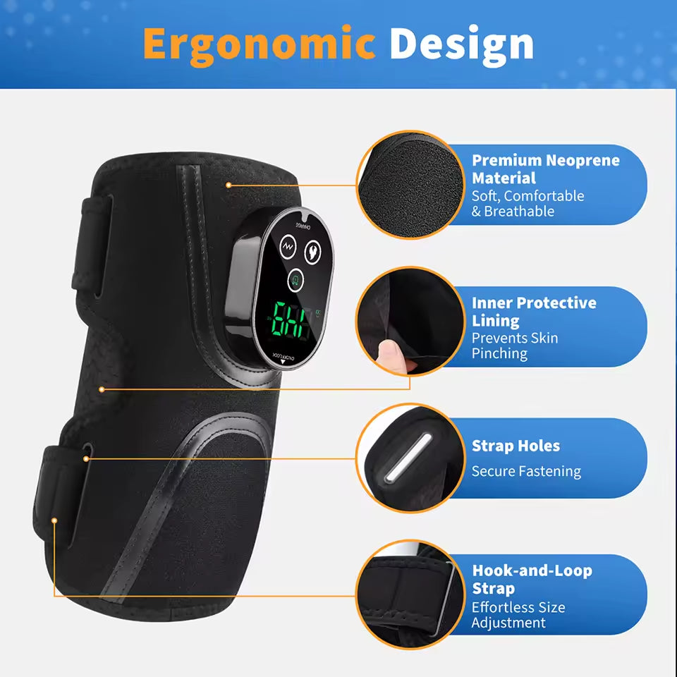 2-in-1 Thermal Elbow Massager – Heat & Vibration