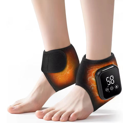 Heated Ankle Brace with Vibration Massage