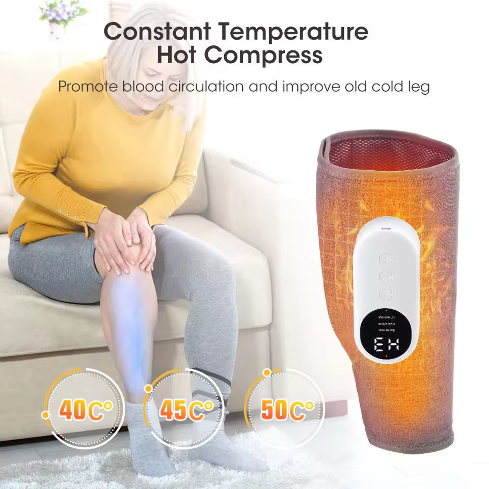 360° Electric Calf Massager – Air Compression & Heat