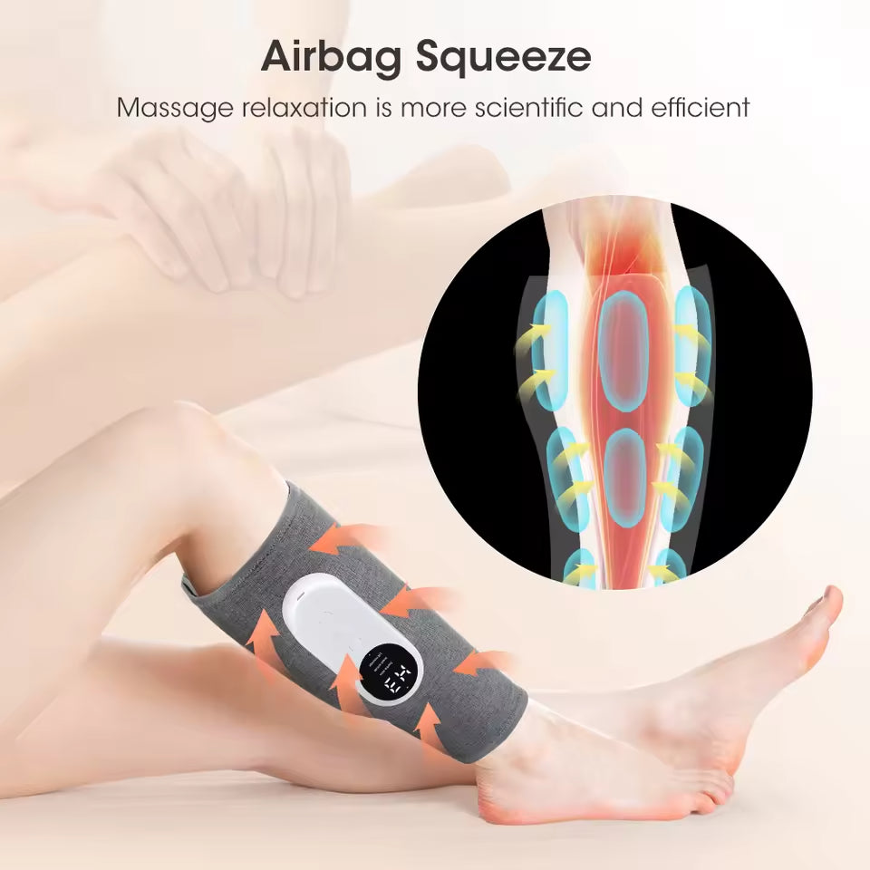 360° Electric Calf Massager – Air Compression & Heat