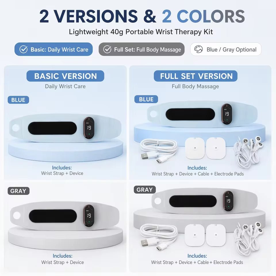EMS Wrist Massager – Heat & Vibration Wrist Brace