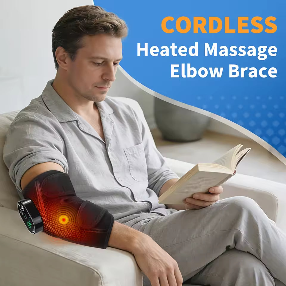 2-in-1 Thermal Elbow Massager – Heat & Vibration