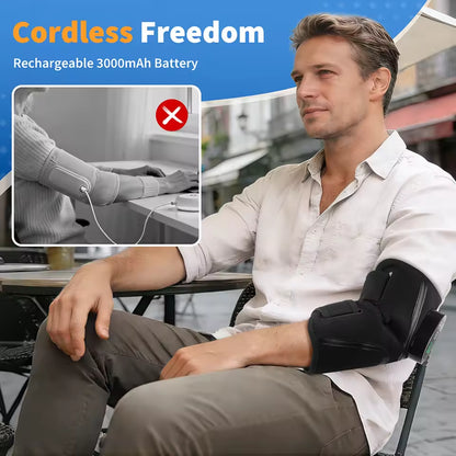 2-in-1 Thermal Elbow Massager – Heat & Vibration